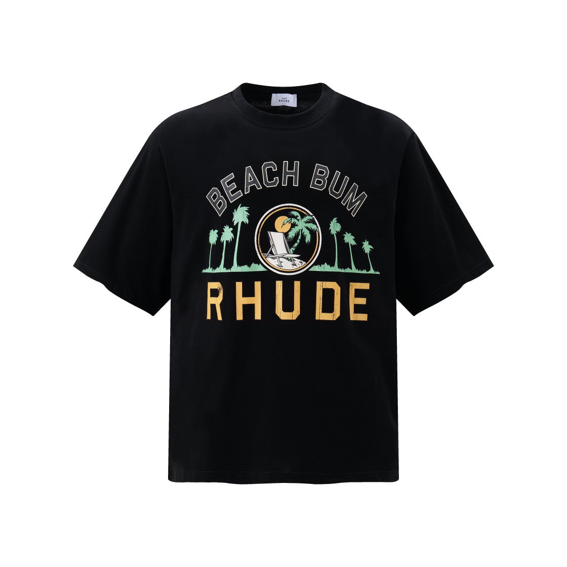 New-RHUDE Beach vacation logo retro T-shirt