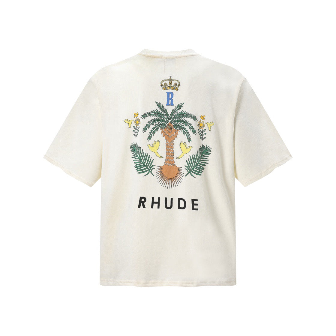 New-RHUDE Coconut Tree Print T-shirt