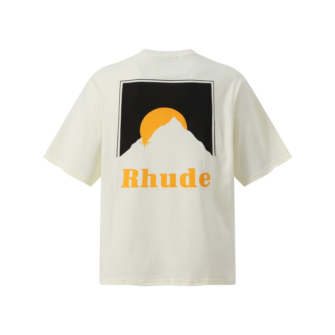 New-RHUDE sunset logo T-shirt