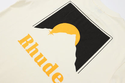 New-RHUDE sunset logo T-shirt