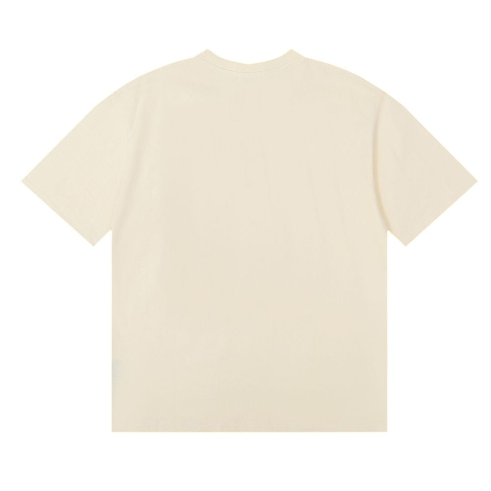 New-RHUDE Slogan badge logo T-shirt