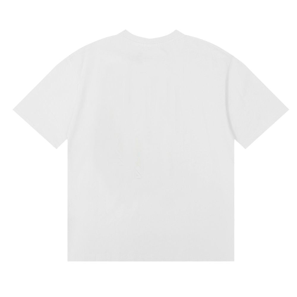 New-RHUDE Slogan badge logo T-shirt