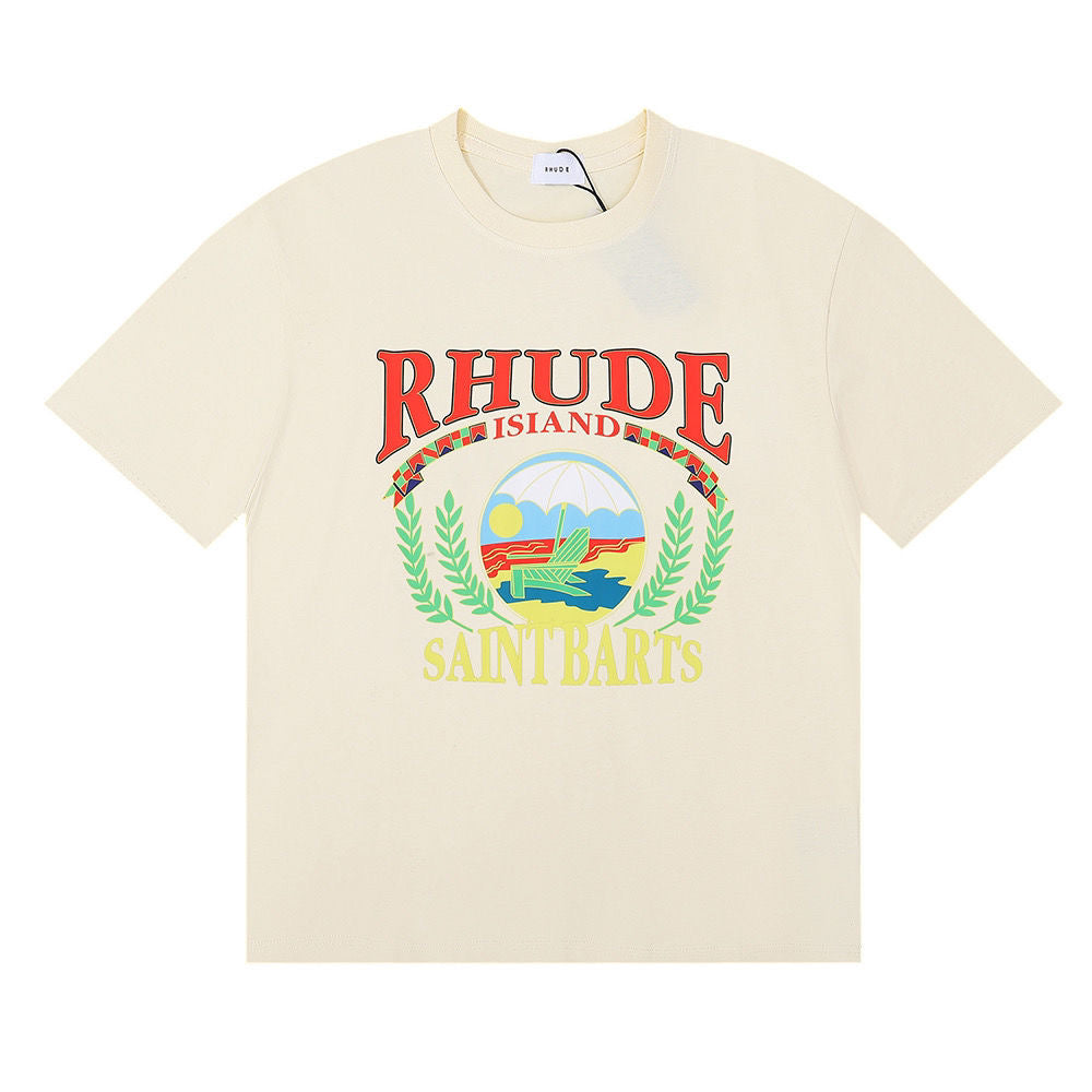 New-RHUDE Summer vacation beach T-shirt