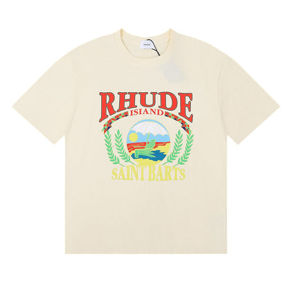 New-RHUDE Summer vacation beach T-shirt