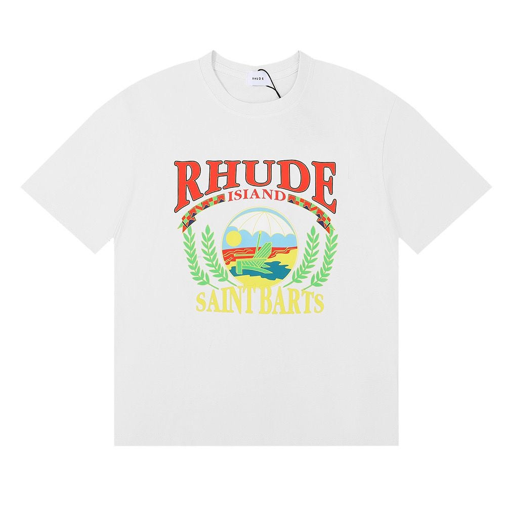 New-RHUDE Summer vacation beach T-shirt