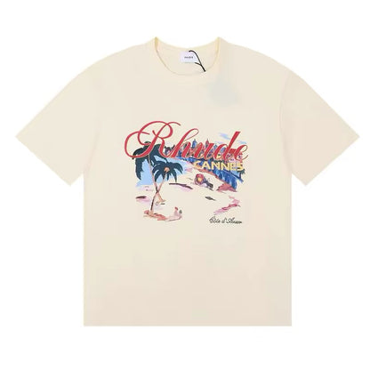 New-RHUDE Summer coconut beach T-shirt