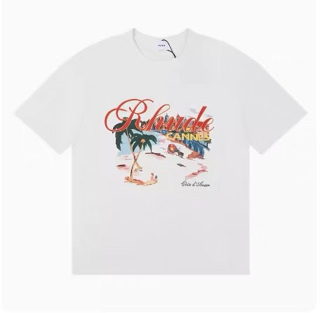 New-RHUDE Summer coconut beach T-shirt