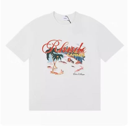 New-RHUDE Summer coconut beach T-shirt