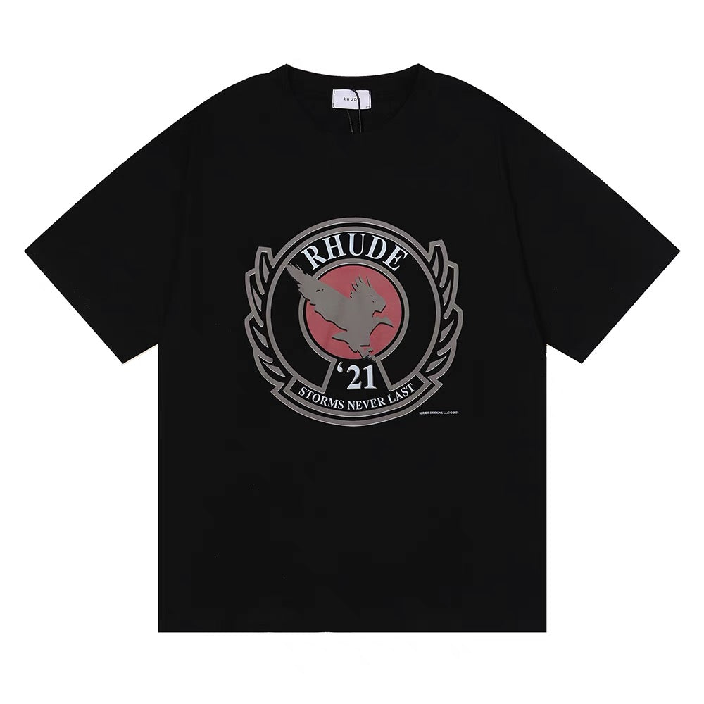 New-RHUDE Eagle print T-shirt