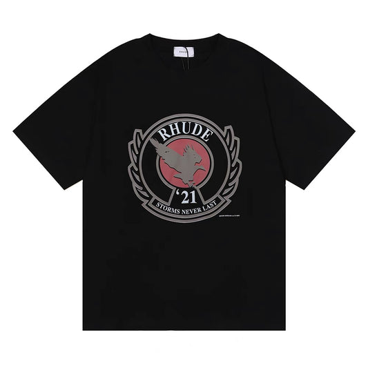 New-RHUDE Eagle print T-shirt