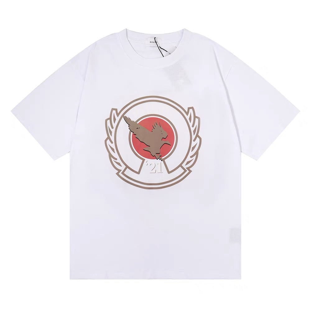 New-RHUDE Eagle print T-shirt