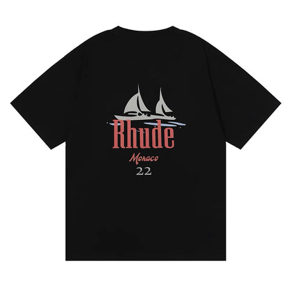 New-RHUDE Sailboat Print T-shirt