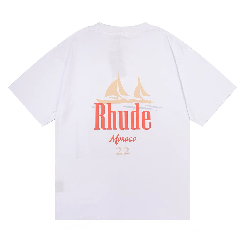 New-RHUDE Sailboat Print T-shirt