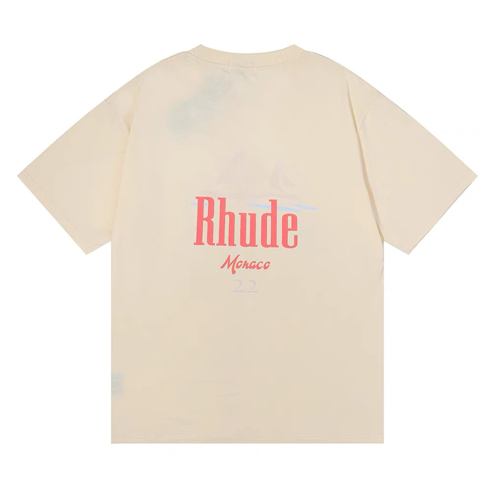 New-RHUDE Sailboat Print T-shirt