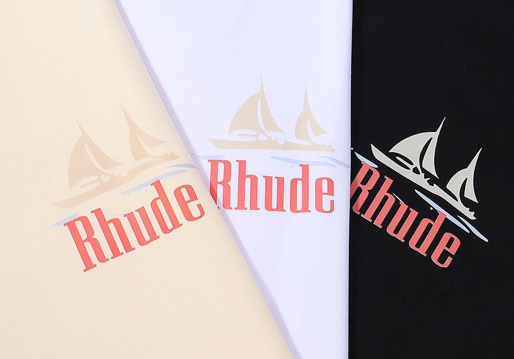 New-RHUDE Sailboat Print T-shirt