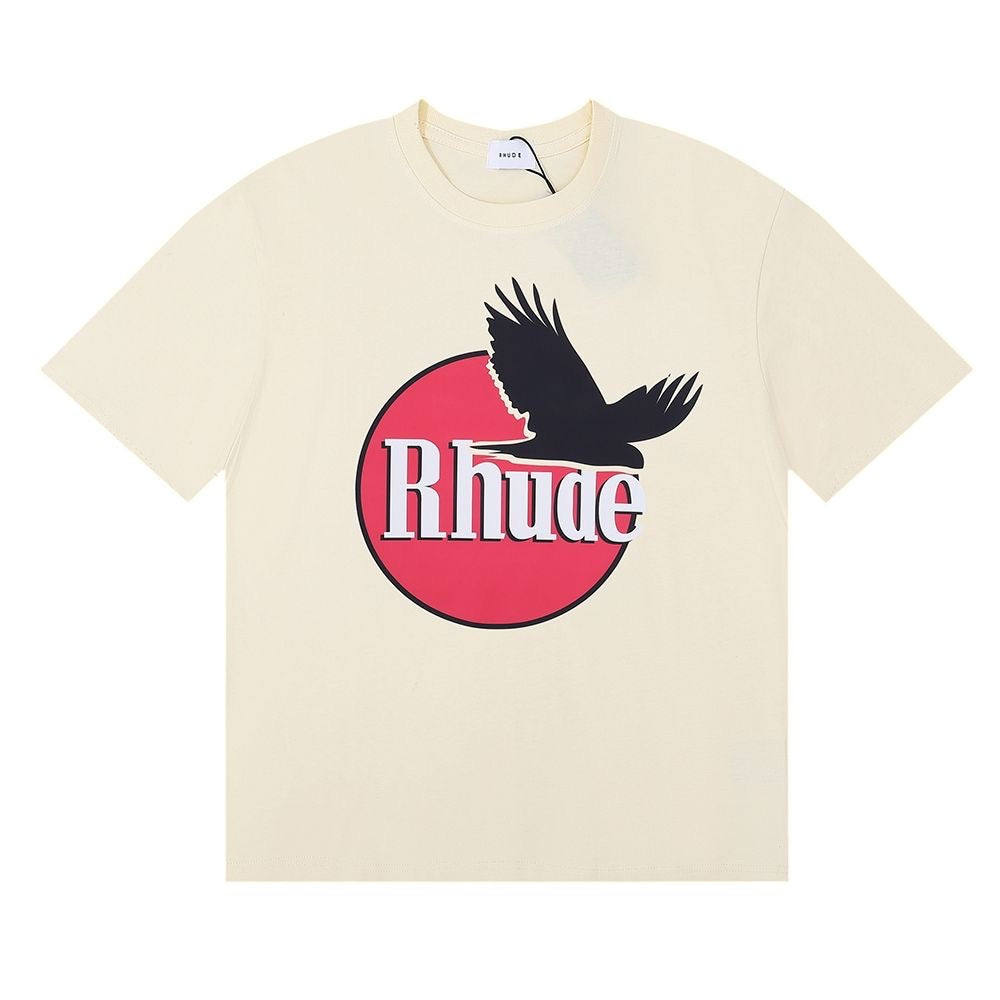 New-RHUDE Eagle print T-shirt