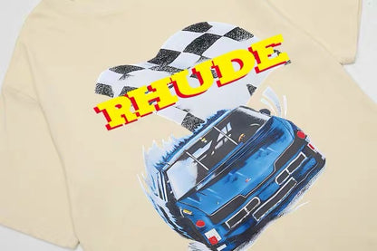 New-RHUDE Racing Prints T-shirt