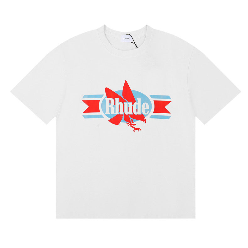 New-RHUDE Eagle print T-shirt