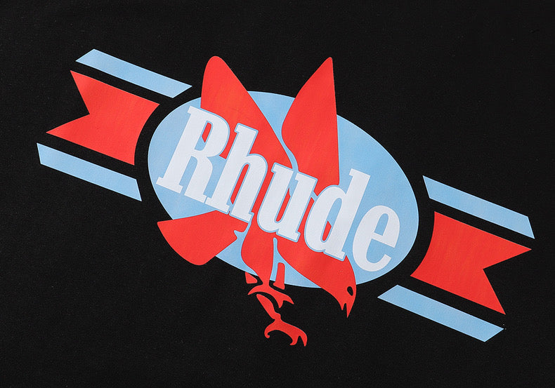 New-RHUDE Eagle print T-shirt