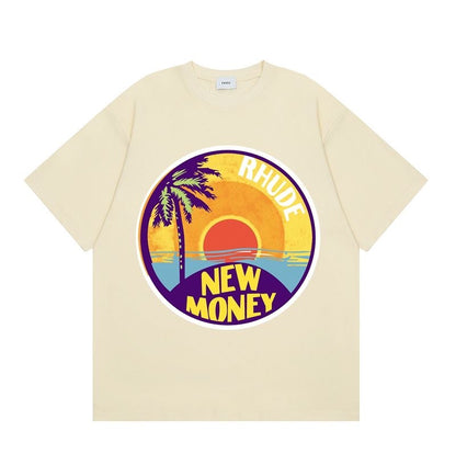 New-RHUDE Sunset Prints T-shirt