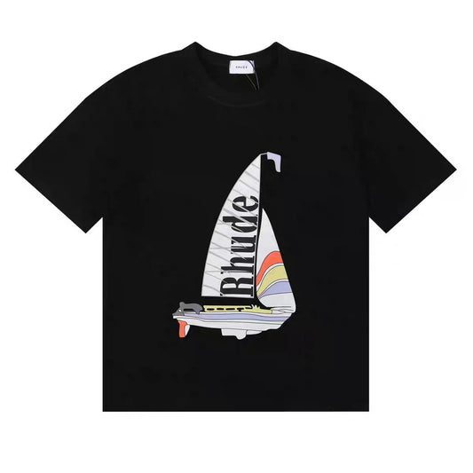 New-RHUDE Sailboat Print T-shirt