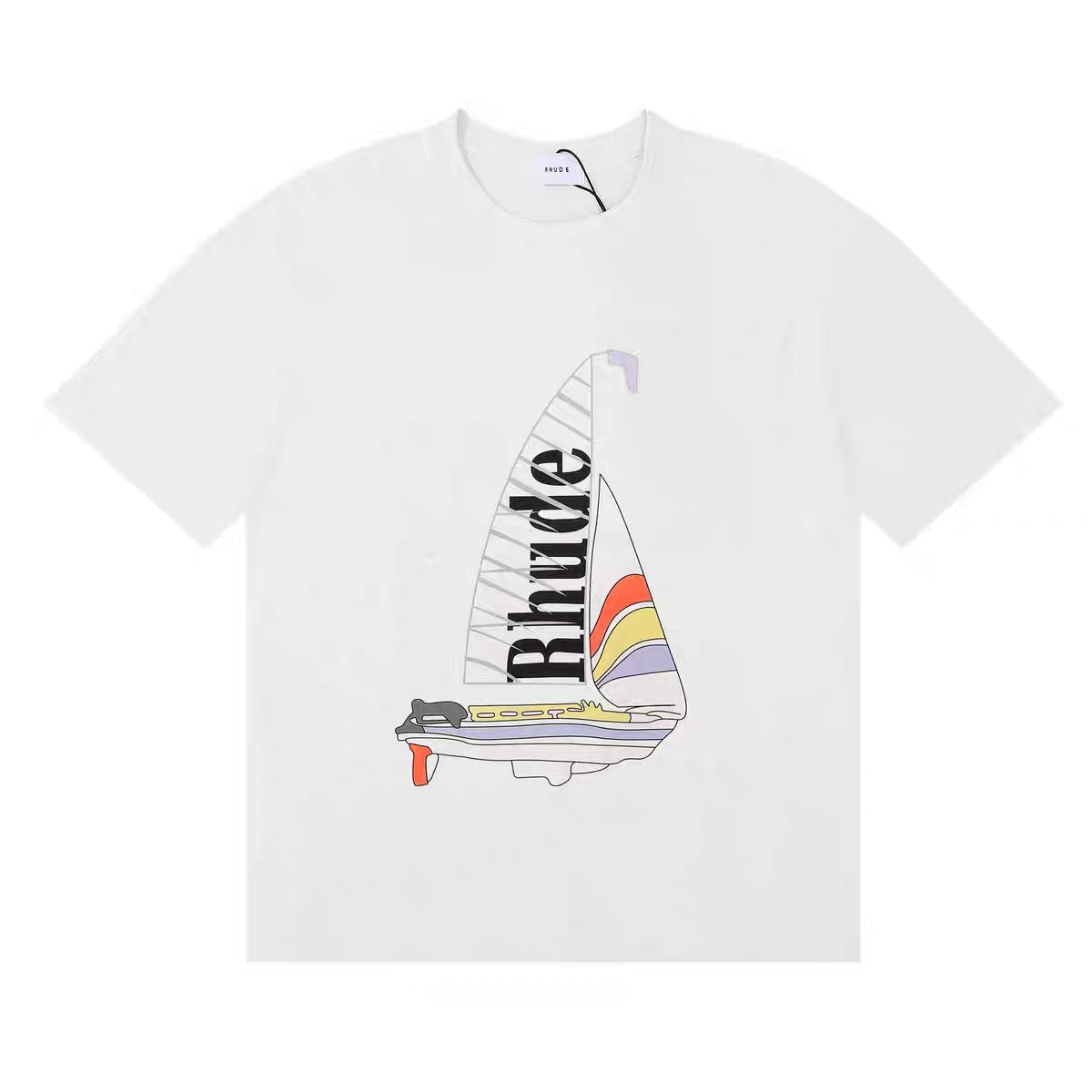 New-RHUDE Sailboat Print T-shirt