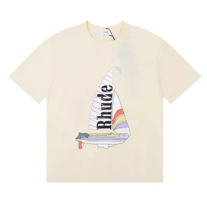 New-RHUDE Sailboat Print T-shirt