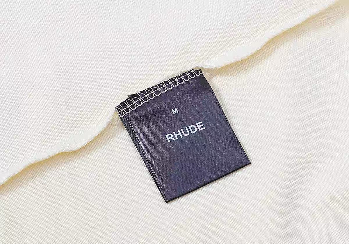 New-RHUDE Letter Printing T-shirt