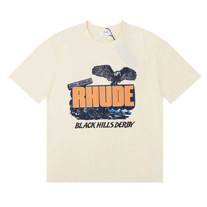 New-RHUDE Eagle print T-shirt