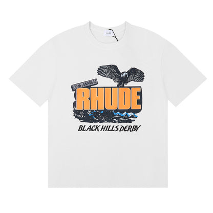 New-RHUDE Eagle print T-shirt