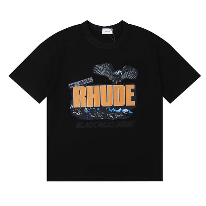 New-RHUDE Eagle print T-shirt