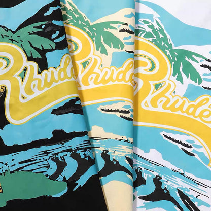 New-RHUDE Coconut Tree Print T-shirt