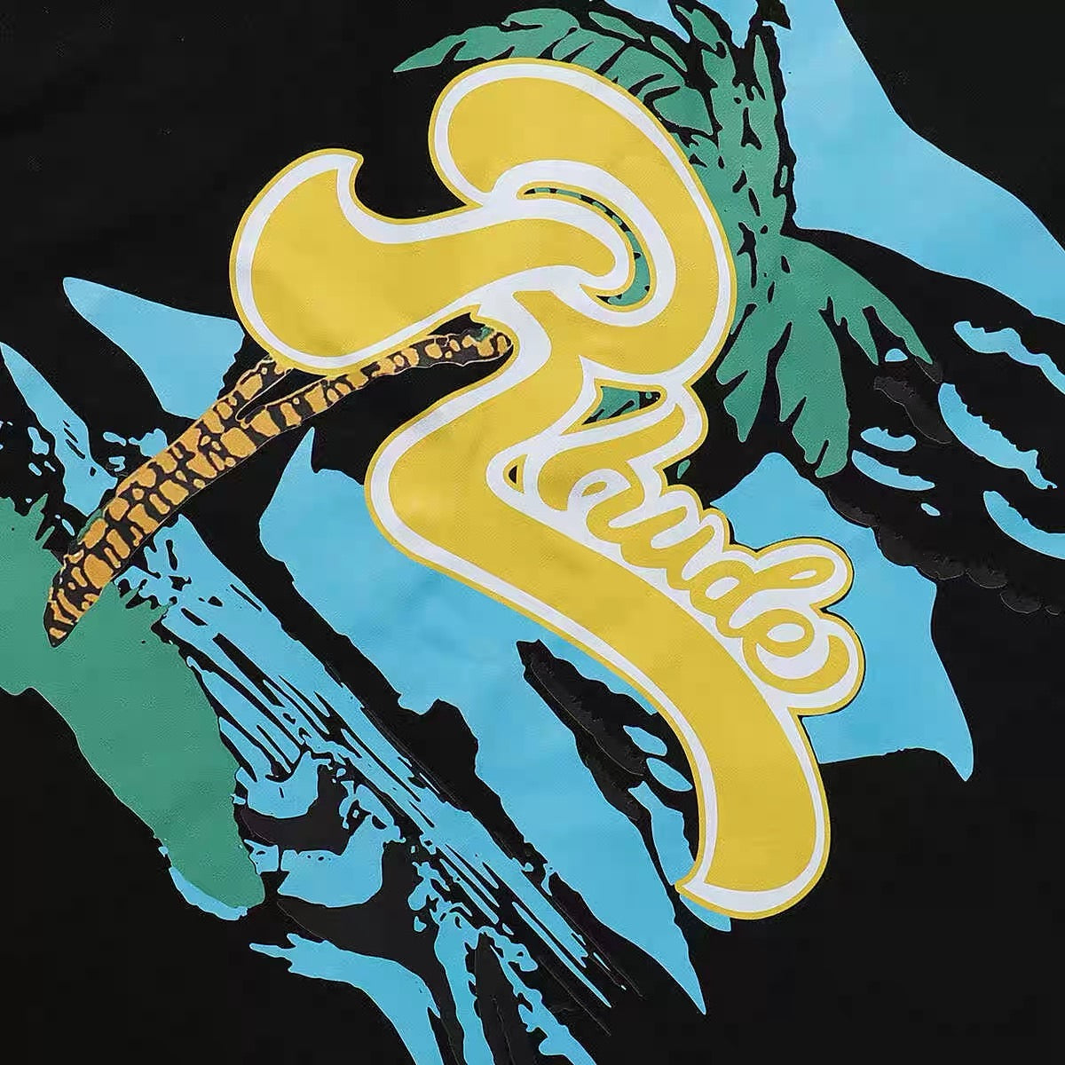 New-RHUDE Coconut Tree Print T-shirt