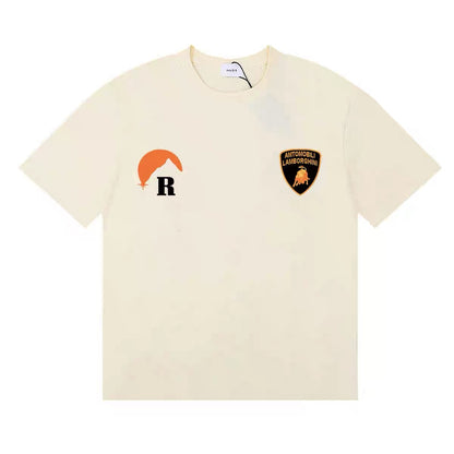 New-RHUDE Lamborghini classic sunset T-shirt