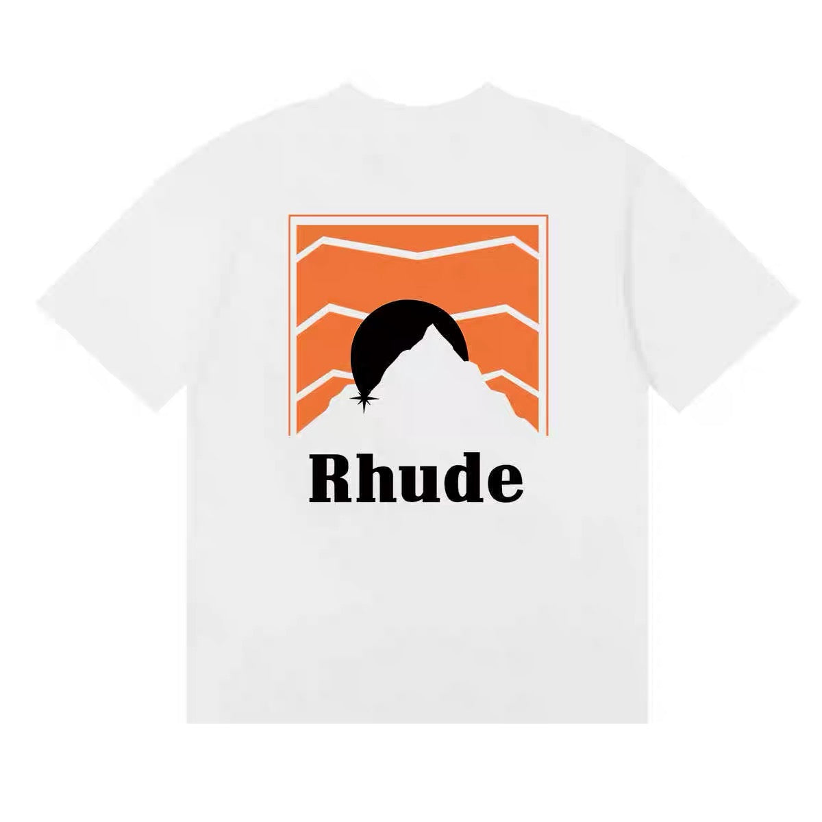 New-RHUDE Lamborghini classic sunset T-shirt