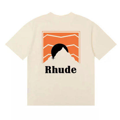 New-RHUDE Lamborghini classic sunset T-shirt