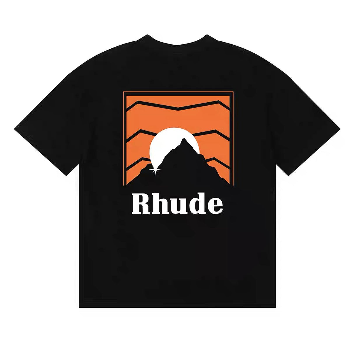 New-RHUDE Lamborghini classic sunset T-shirt