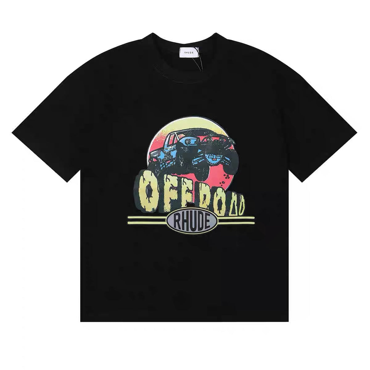 New-RHUDE Off-road vehicle print T-shirt