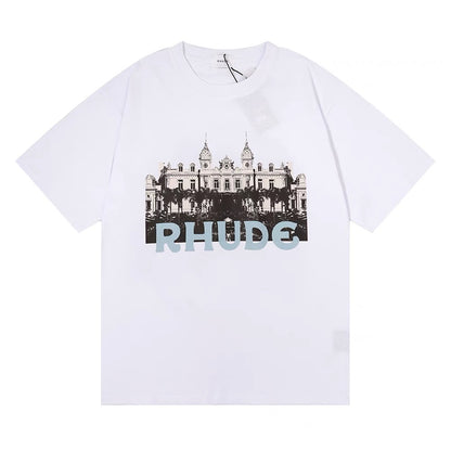 New-RHUDE Castle Print T-shirt