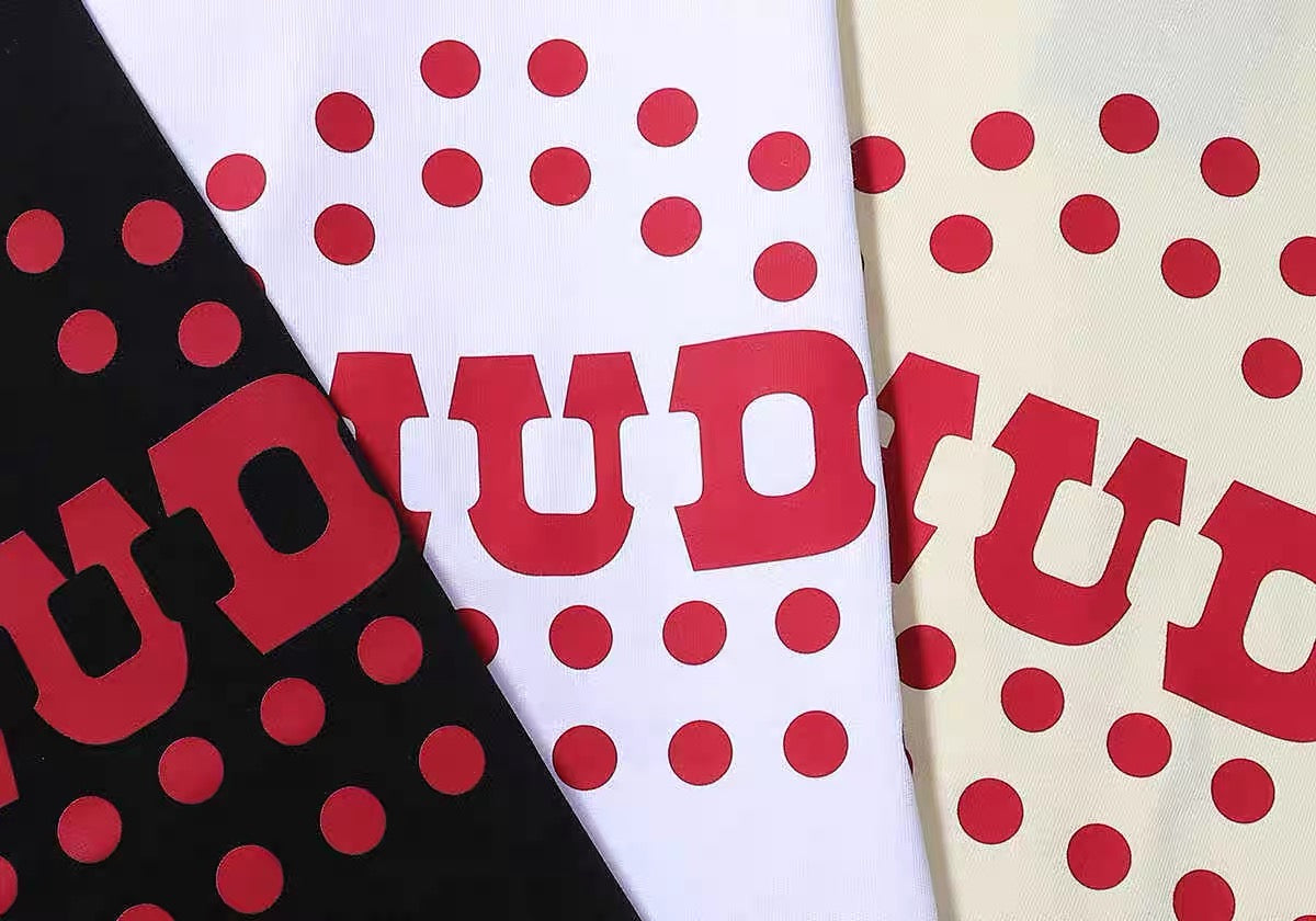 New-RHUDE Polka dot print T-shirt