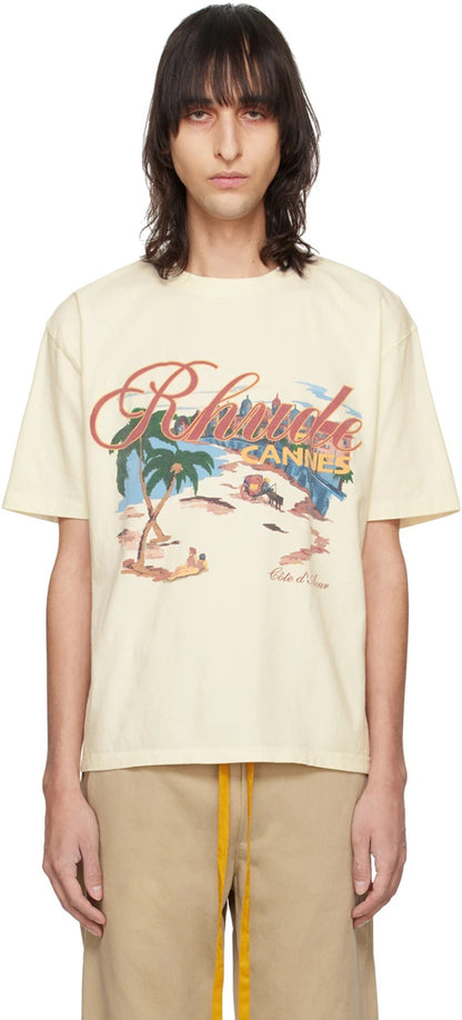 New-RHUDE Cannes Beach  T-shirt