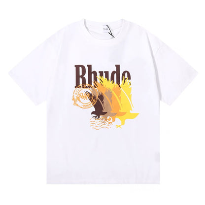 New-RHUDE Eagle print T-shirt