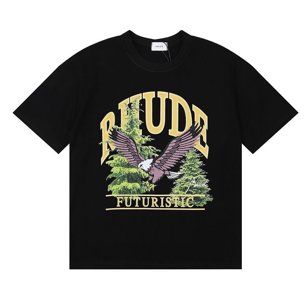 New-RHUDE Eagle print T-shirt