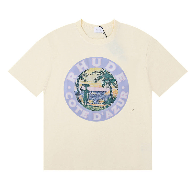 New-RHUDE Coastline sunset poster T-shirt