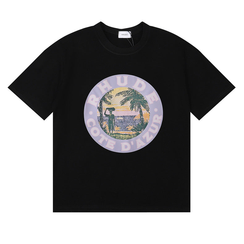 New-RHUDE Coastline sunset poster T-shirt