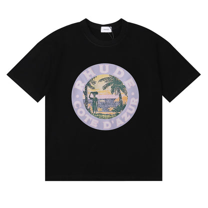 New-RHUDE Coastline sunset poster T-shirt