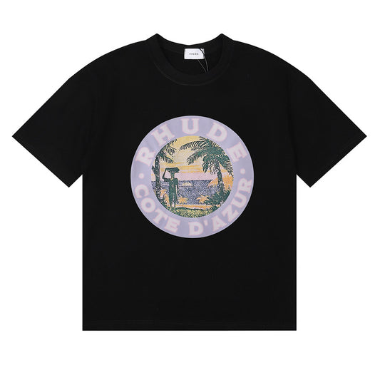 New-RHUDE Coastline sunset poster T-shirt