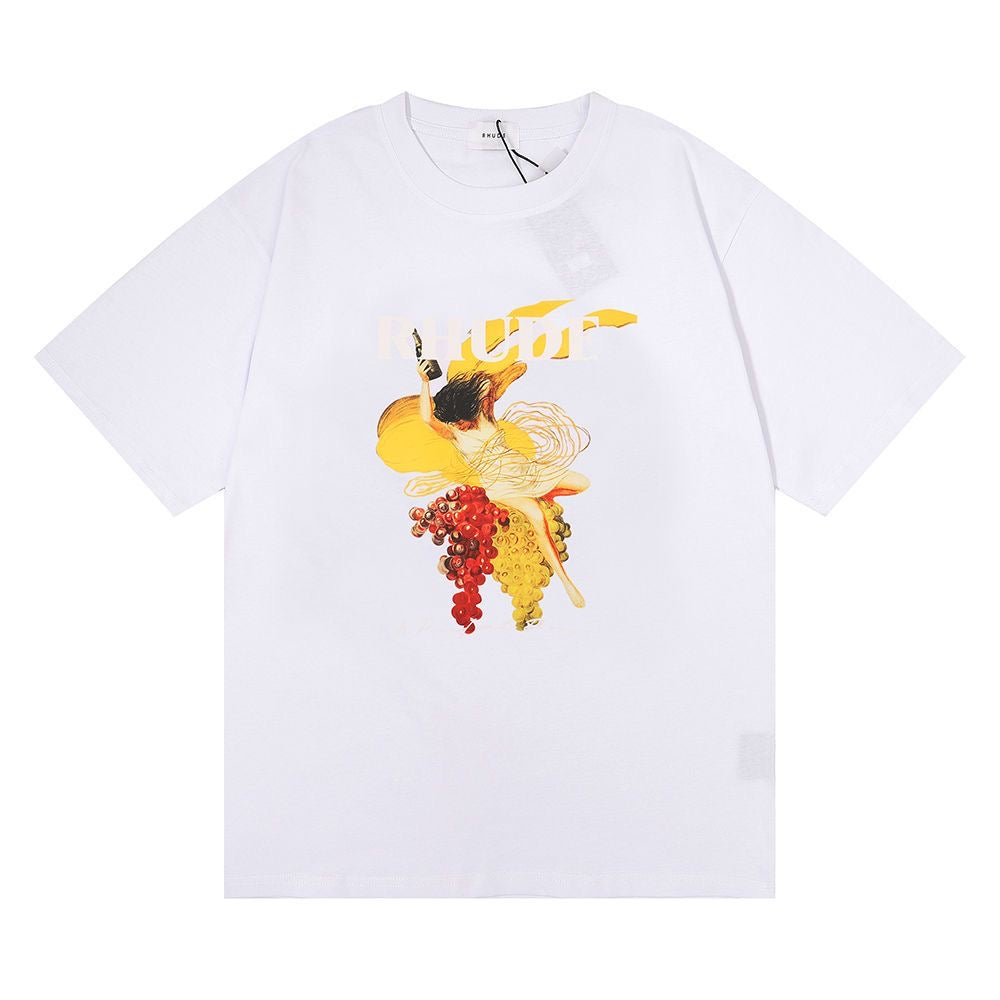 New-RHUDE Grape woman print T-shirt