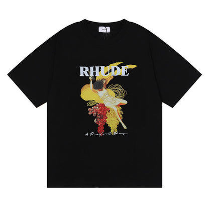 New-RHUDE Grape woman print T-shirt