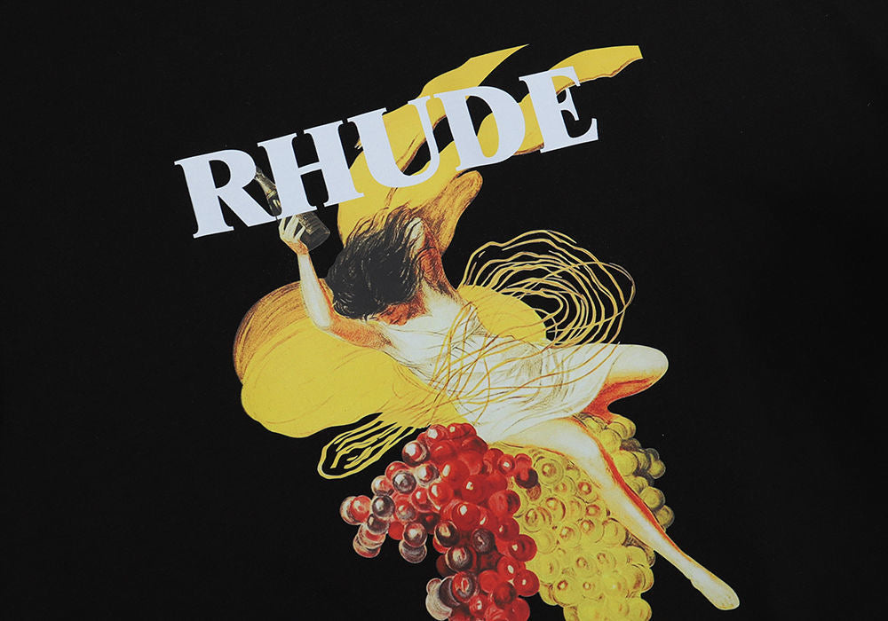 New-RHUDE Grape woman print T-shirt